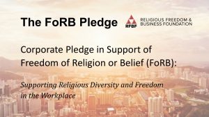 The FoRB Pledge - Banner