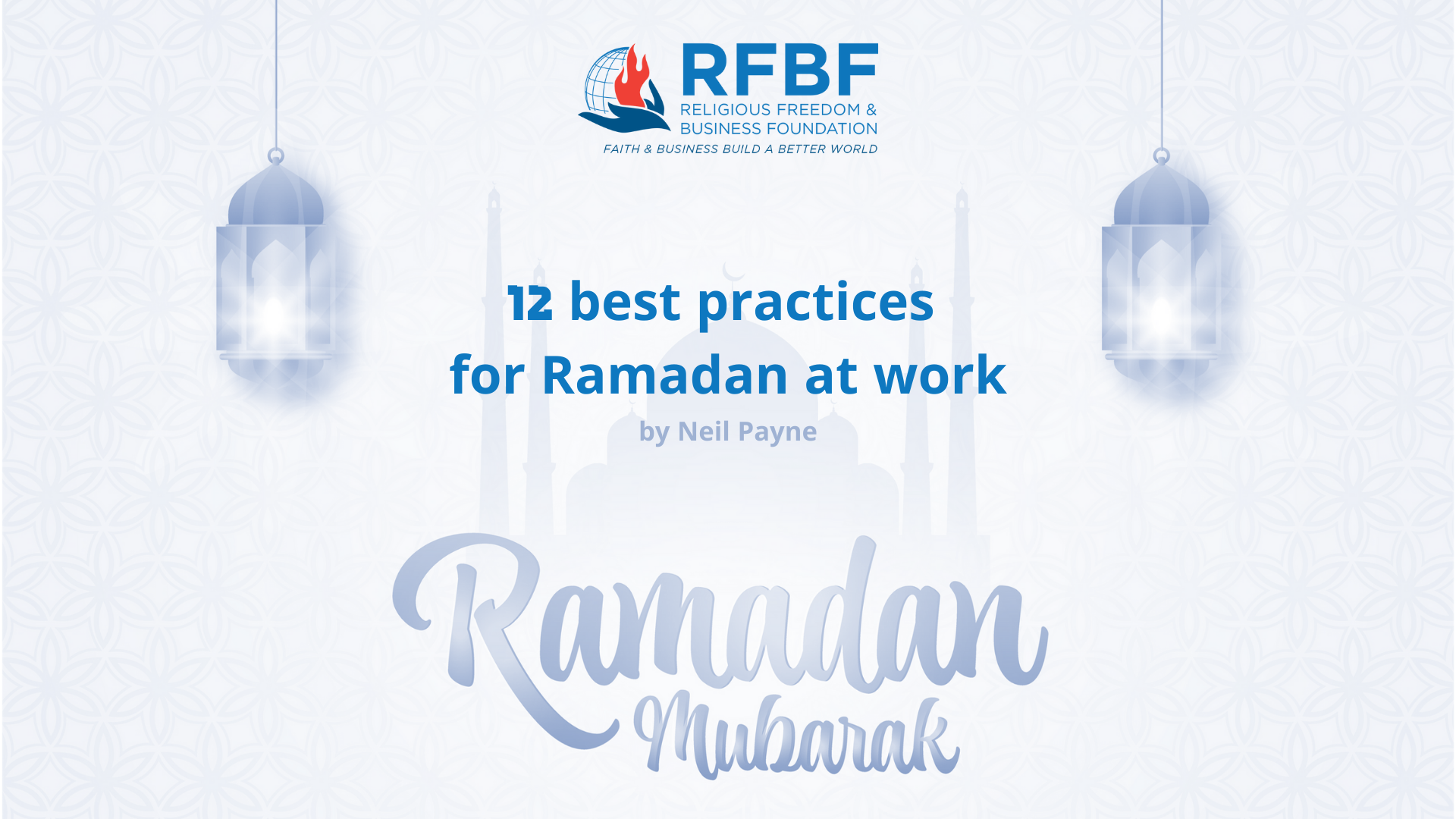 12 best practices for Ramadan at work | RFBF