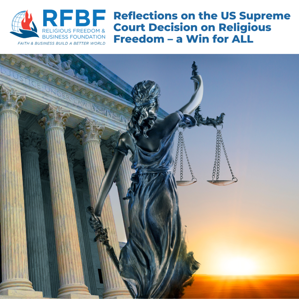 Reflections on the US Supreme Court Decision on Religious Freedom 